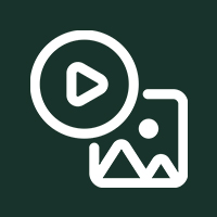 Icone photo et video Baurane